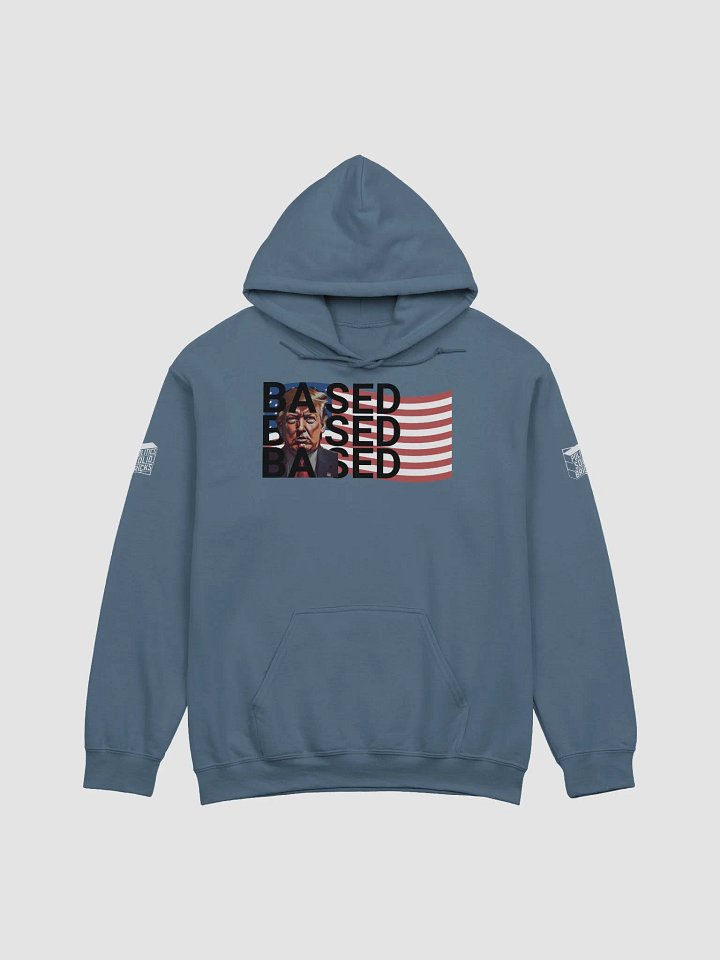 BASED American Flag Mugshot + Bold Letters ~Sweater 2~ product image (1)