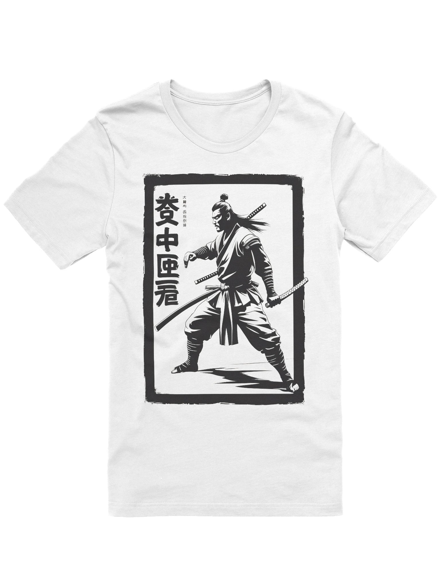 Samurai Silhouette Action T-Shirt product image (1)