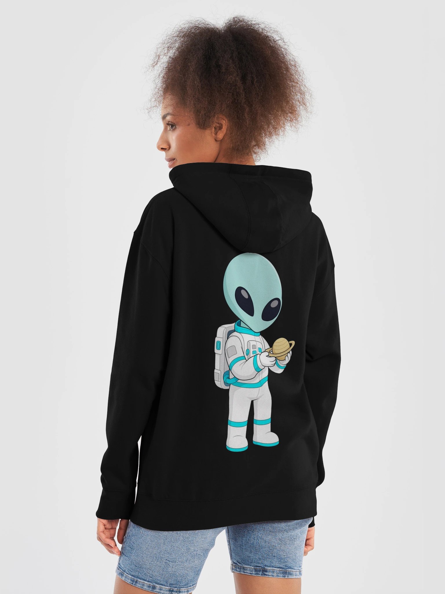SkiesLIVE Alien Hoodie (Pocket Planet) product image (81)