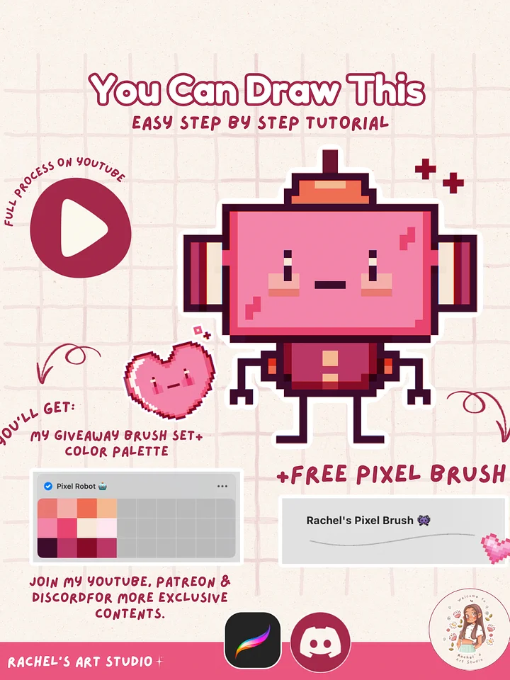 Pixel Robot Palette 🤖 product image (1)
