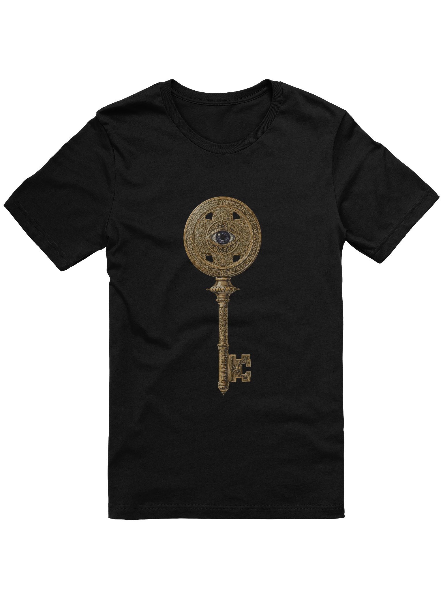 The Gatekeeper’s Key Classic T-Shirt – Front & Back Print | Bella+Canvas 3001 product image (1)