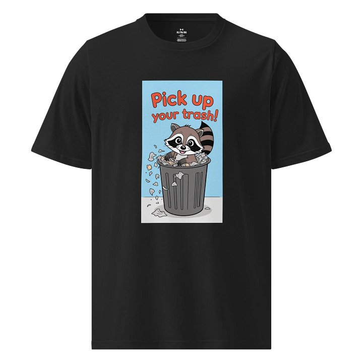 Raccoon Reminder Eco-Friendly T-Shirt product image (1)