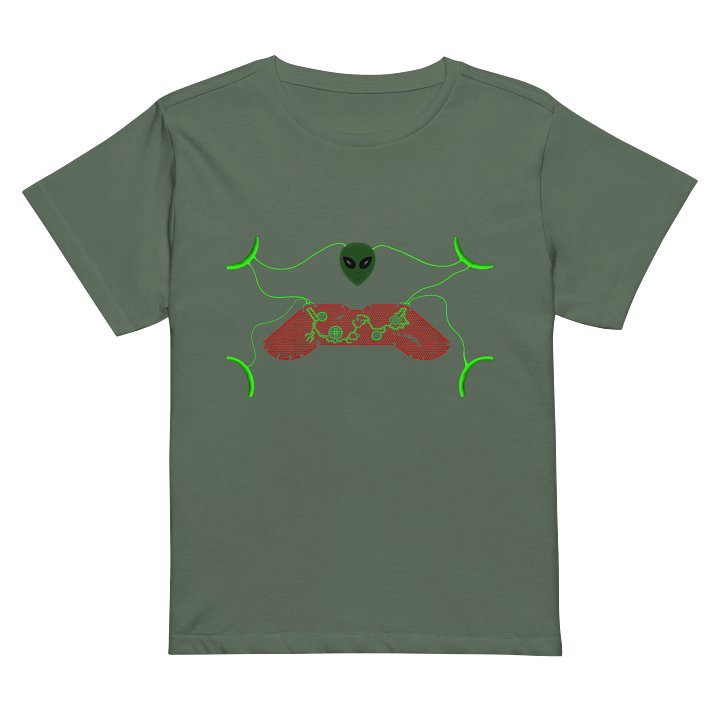Galactic Gamer High-Waisted Tee product image (2)