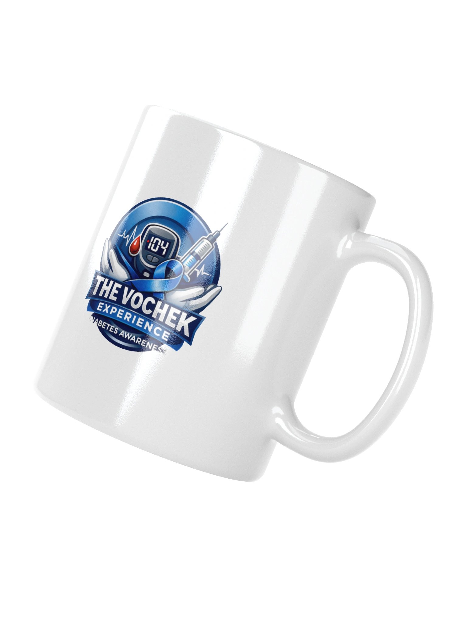Diabetes Awareness White Glossy Mug product image (4)