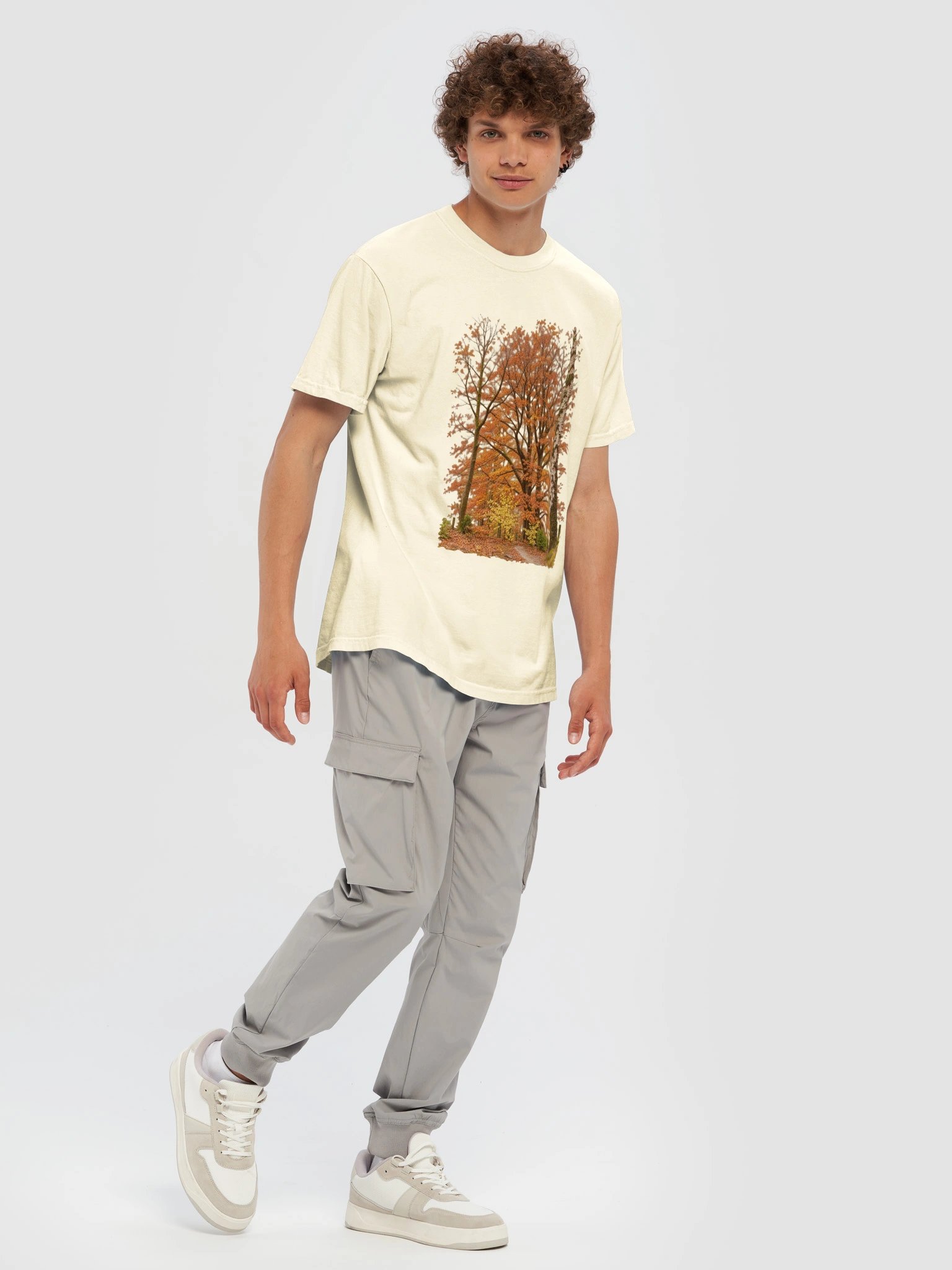 Falling Leaves — Premium Unisex T-Shirt product image (11)