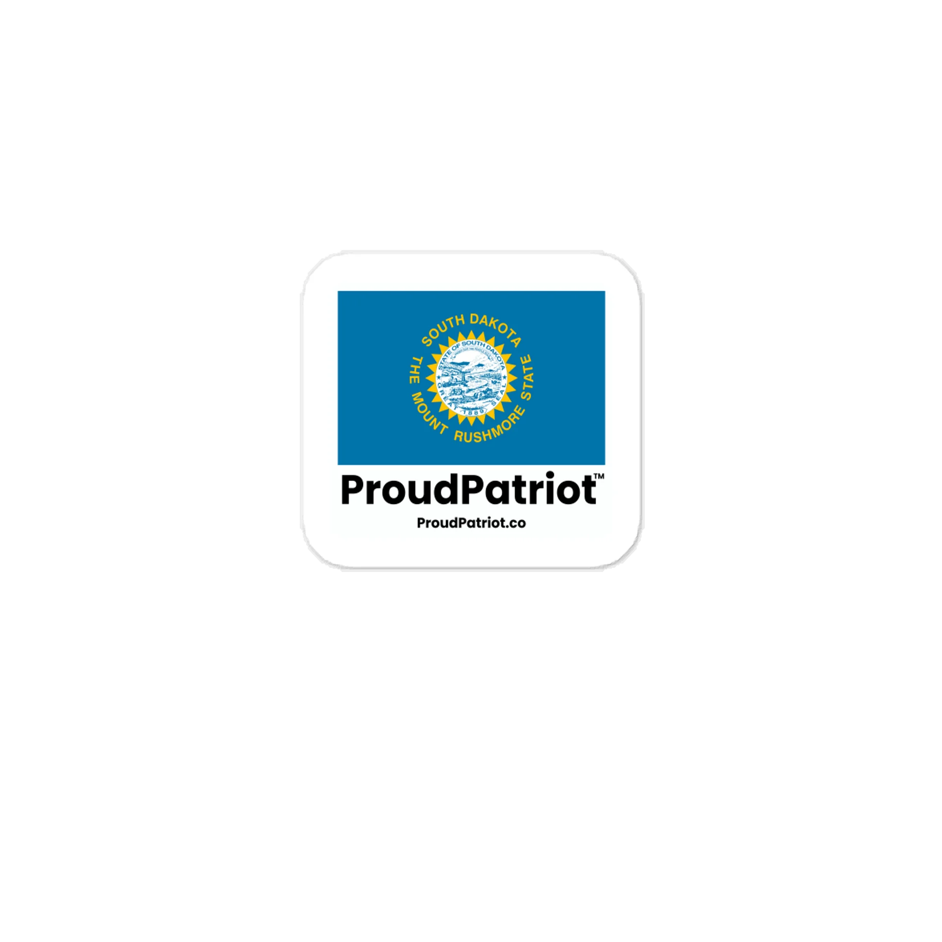 South Dakota State Flag Vinyl Sticker product image (1)