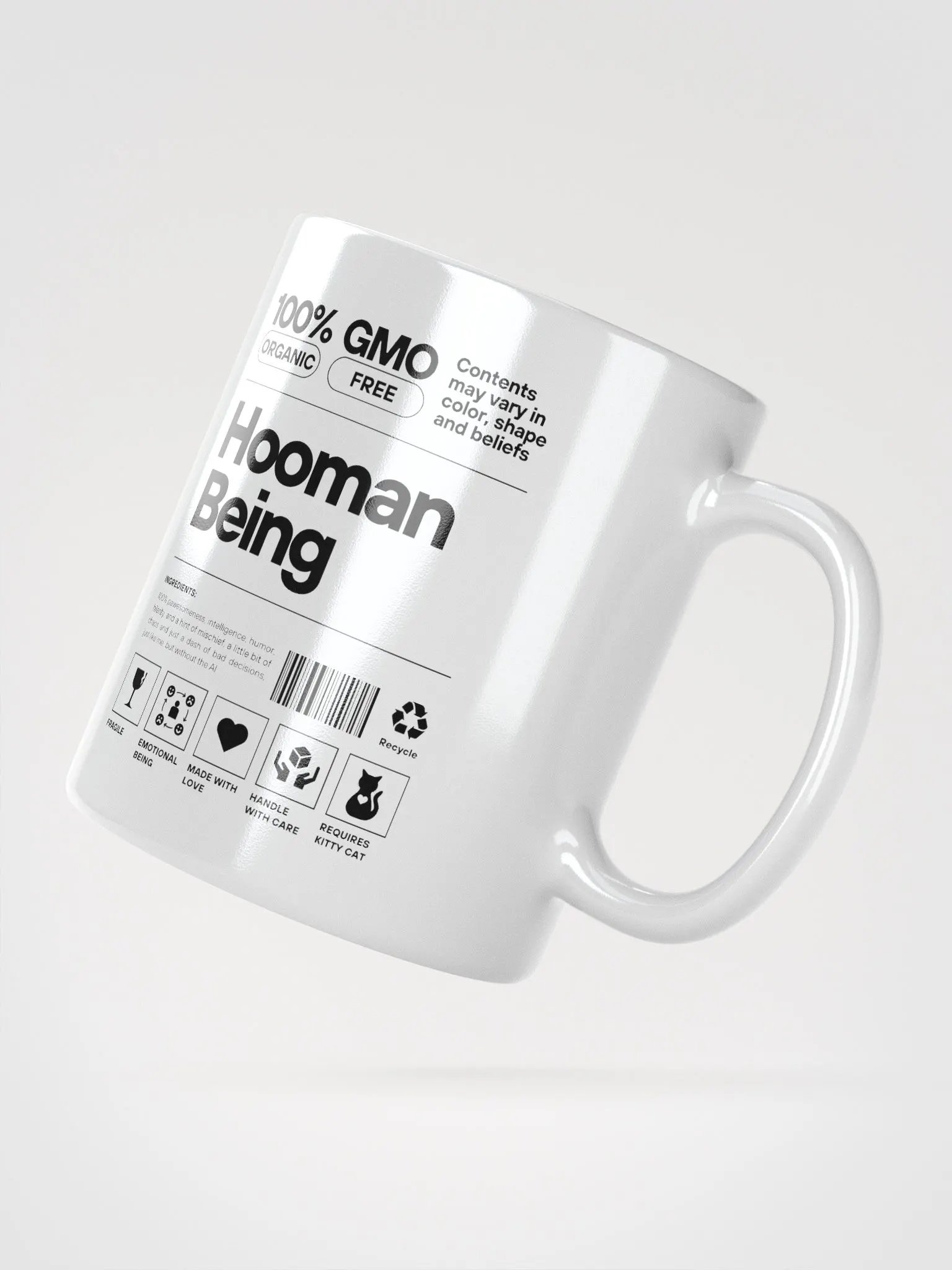 Hooman Being White Mug product image (2)