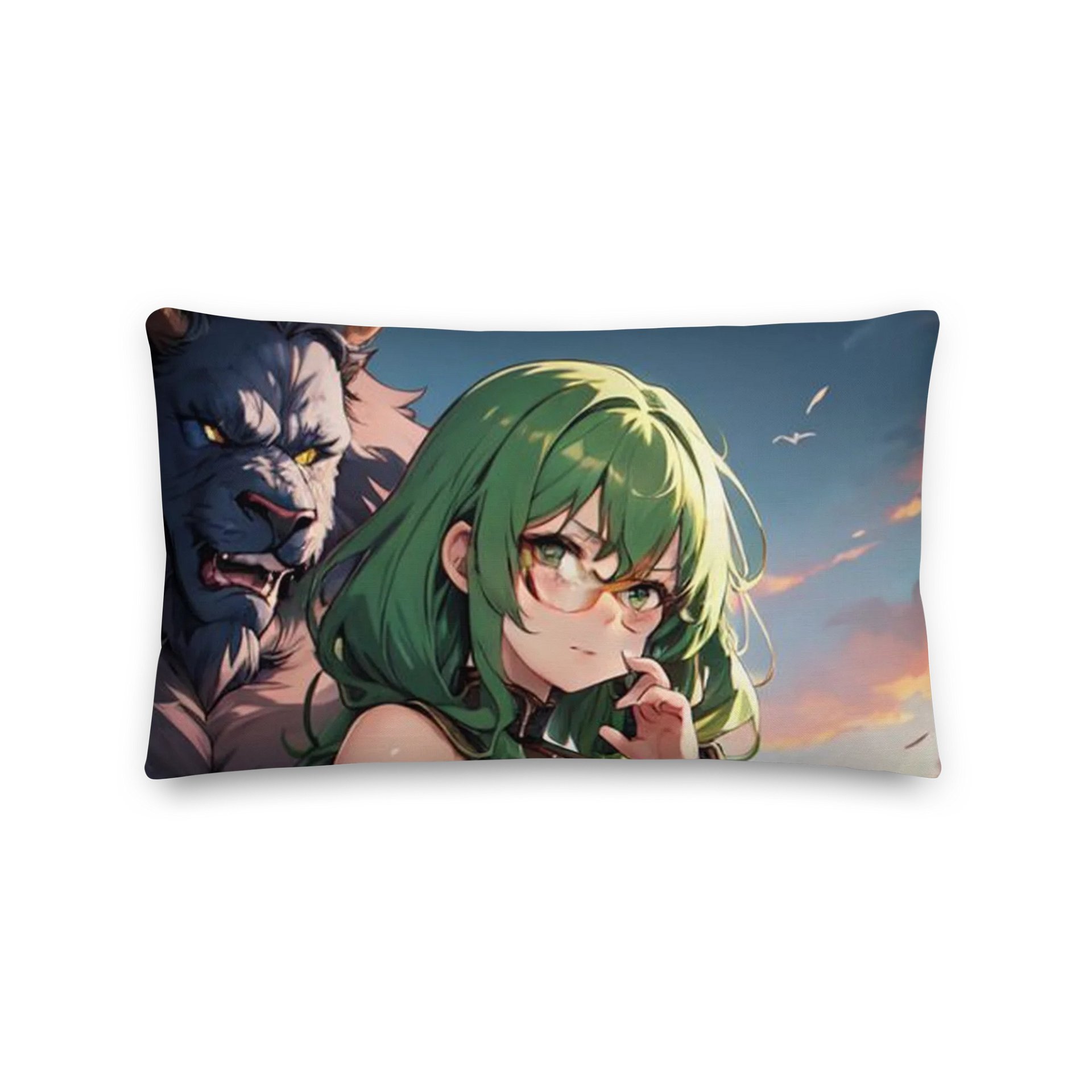 Green K Warrior Pillow product image (2)