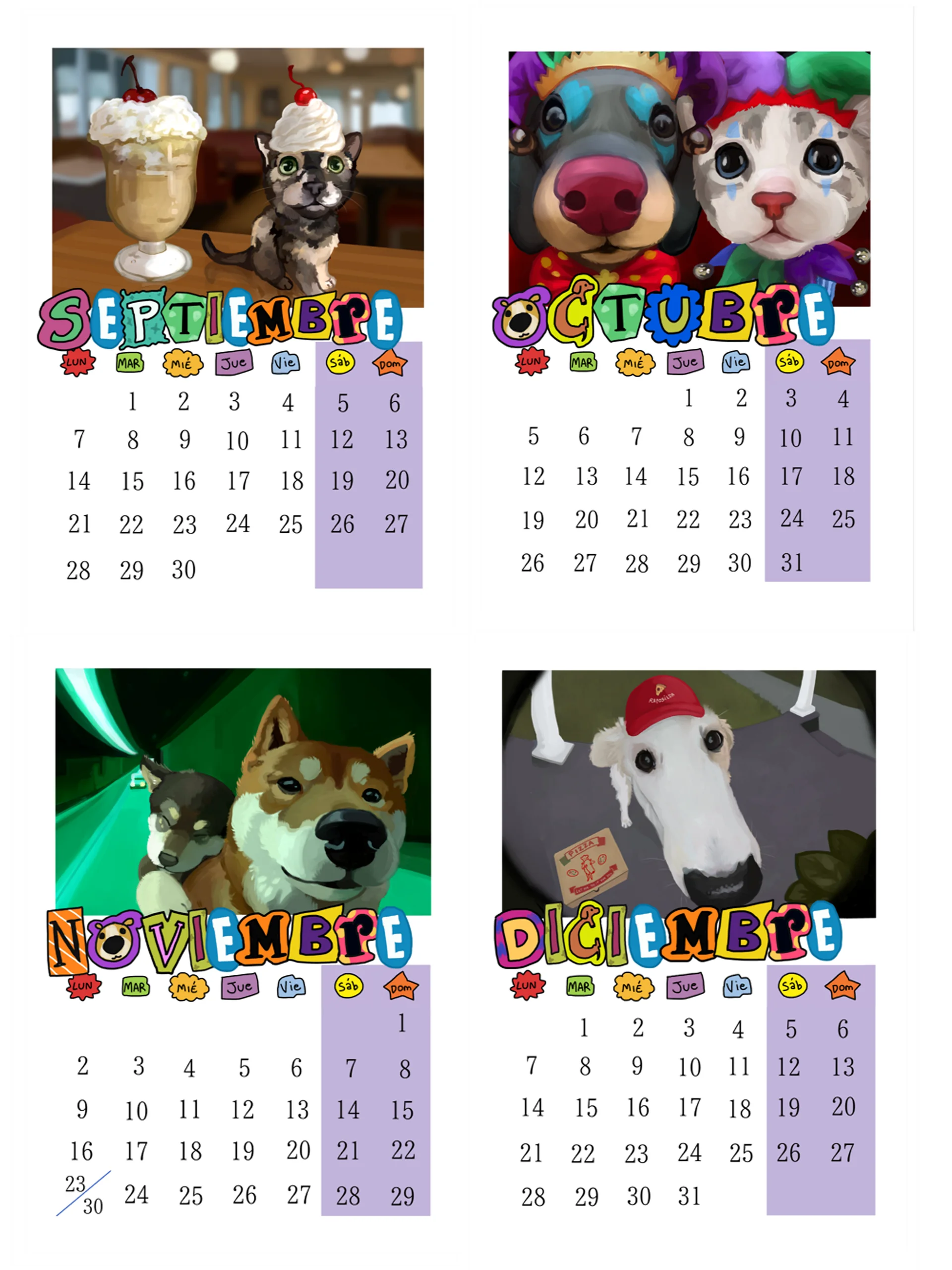 Digital calendar 2026 ( Spanish) product image (4)