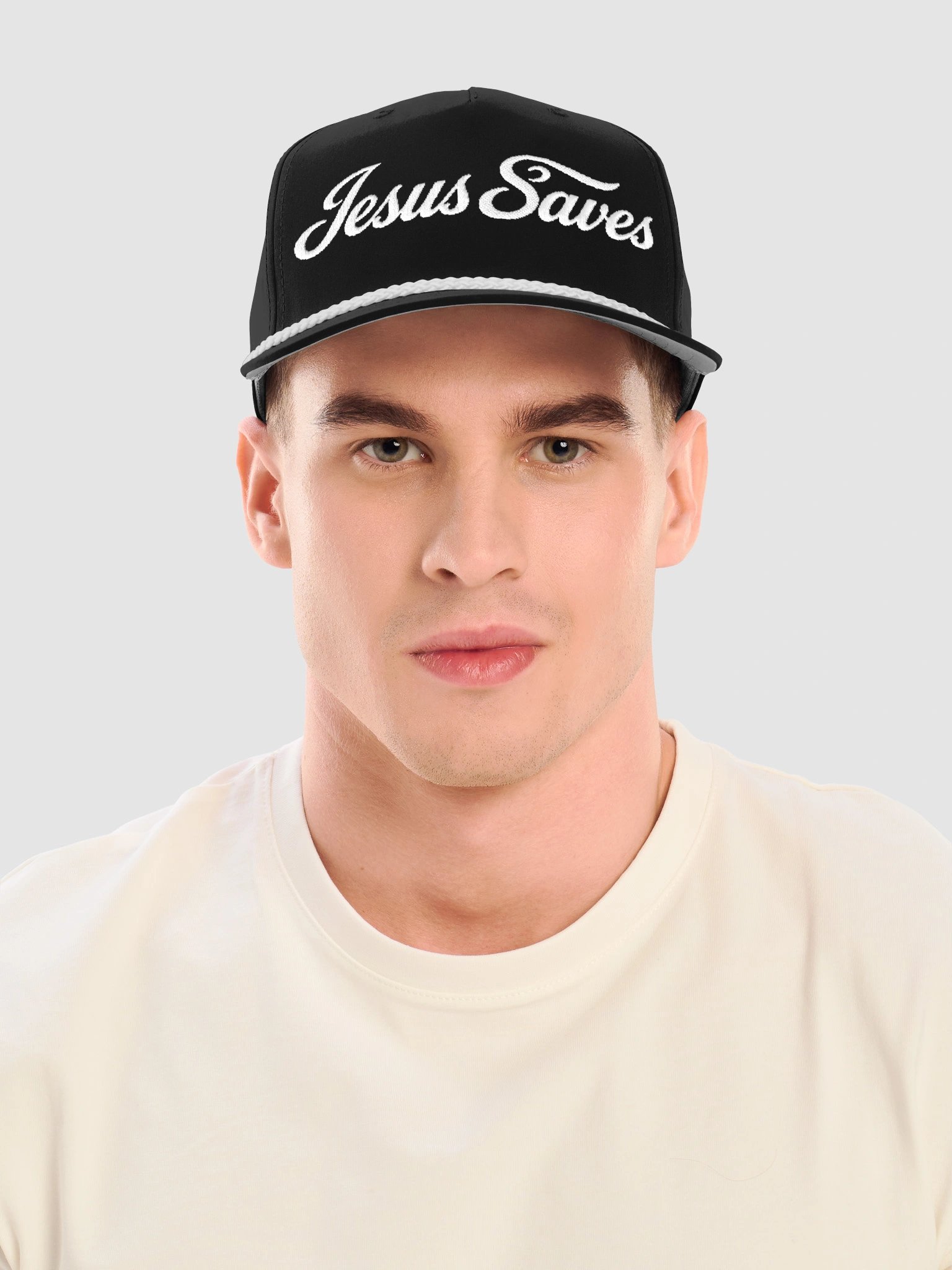 Back Forty Co. Signature Jesus Saves Snapback Trucker Hat product image (5)