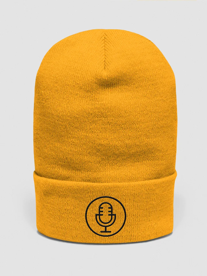 MicMark Cuffed Beanie — Black Logo product image (2)