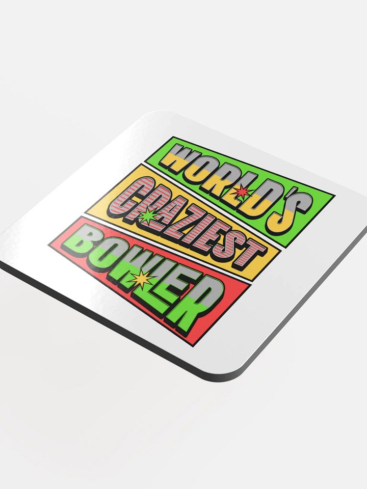 Worlds Craziest Bowler Comic Coaster product image (1)