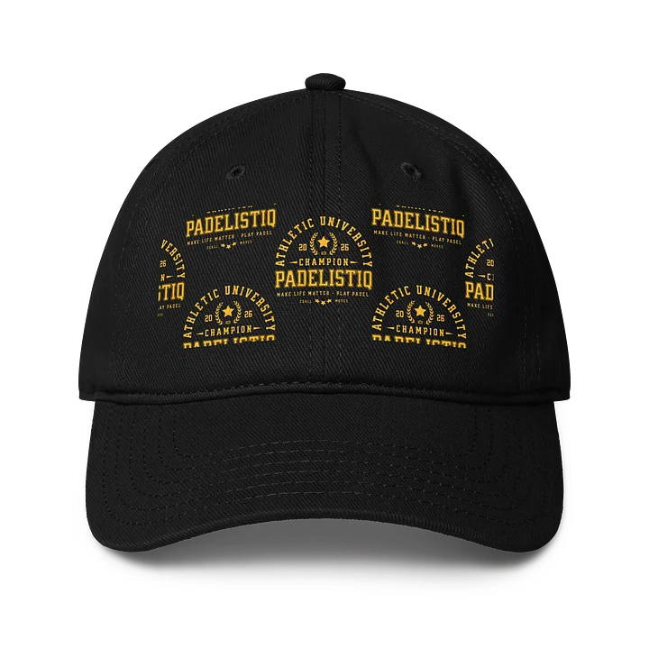 100% Cotton Champion Padel Cap EQALL® PADELISTIQ_Yellow product image (1)