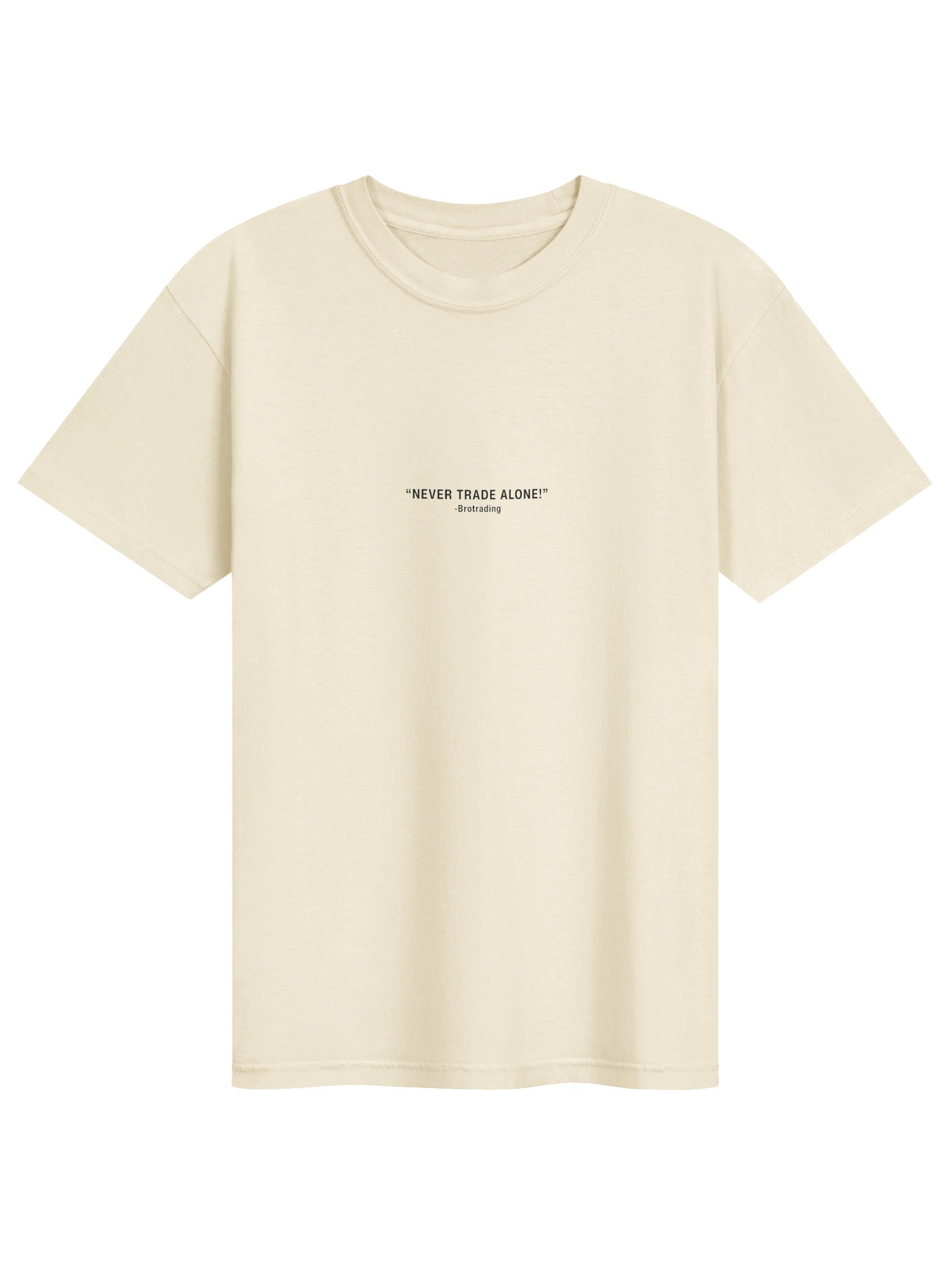 Never Trade Alone tee Stealth "Light" product image (1)