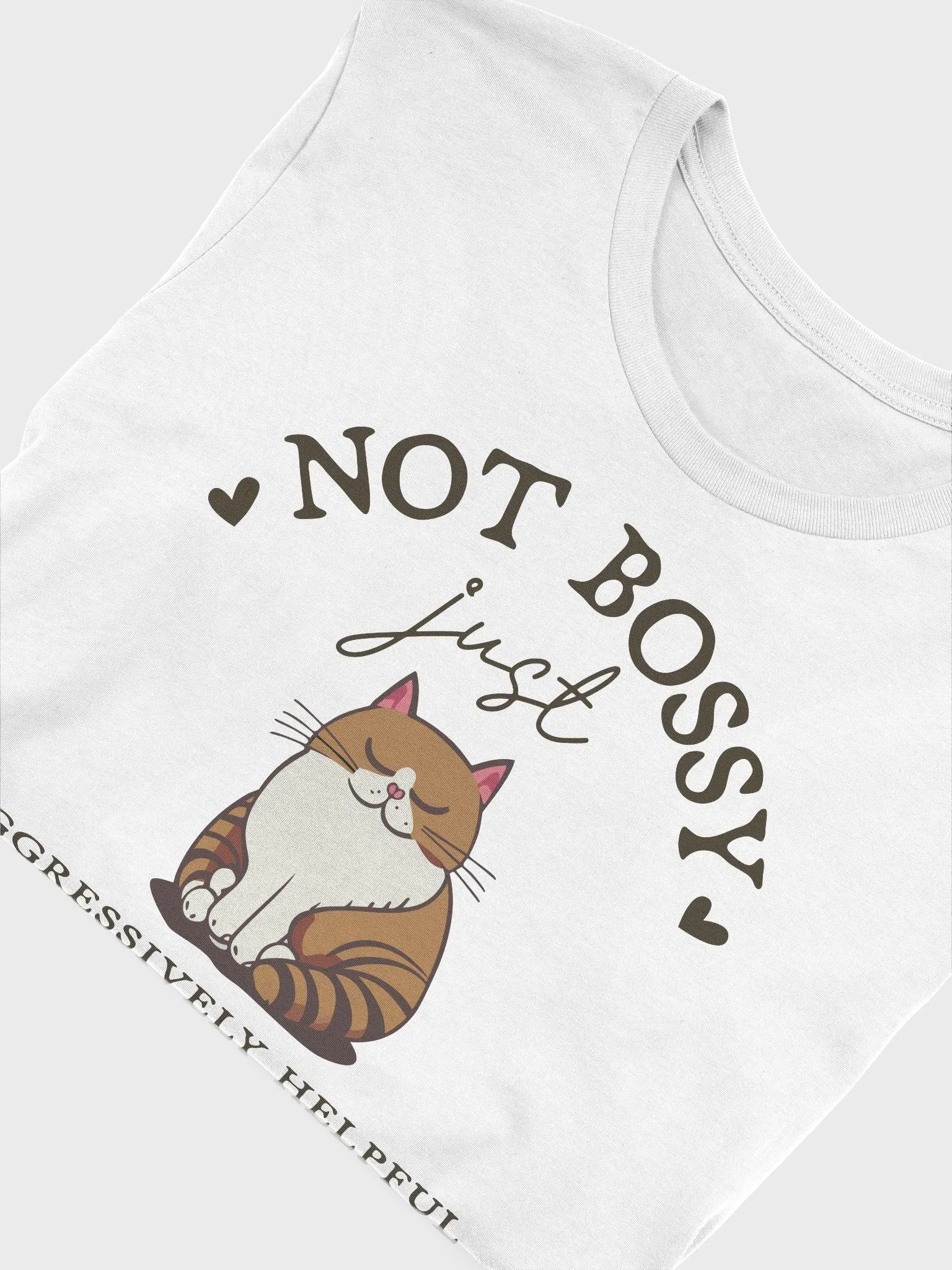 Aggressively Helpful Cat T-Shirt product image (27)