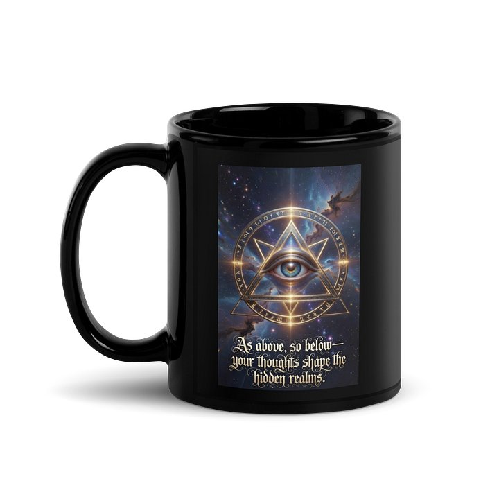 As Above, So Below -Black Mug product image (1)