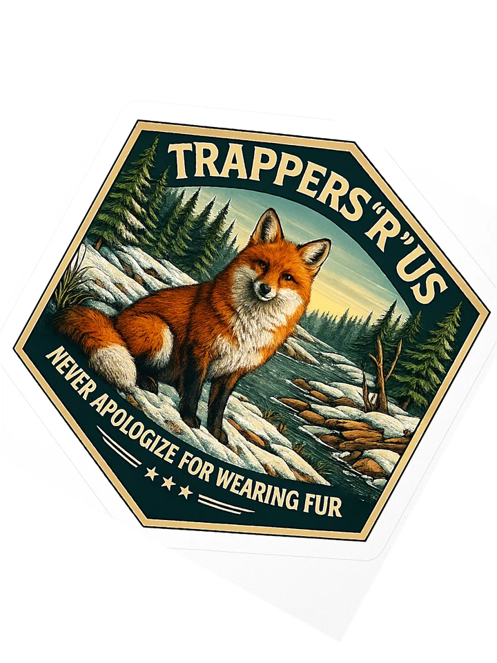 Never Apologize Fox Sticker product image (4)