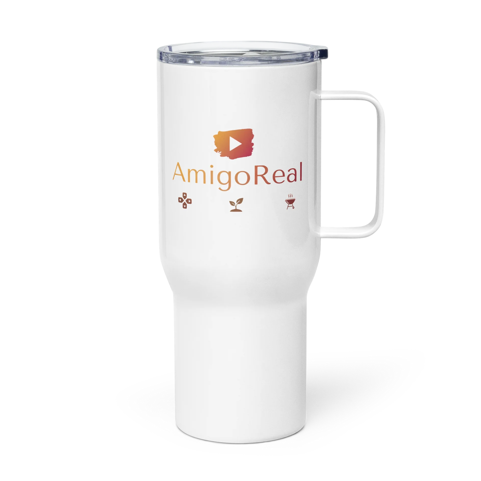 AmigoReal Edelstahl Travel Mug mit Griff product image (4)