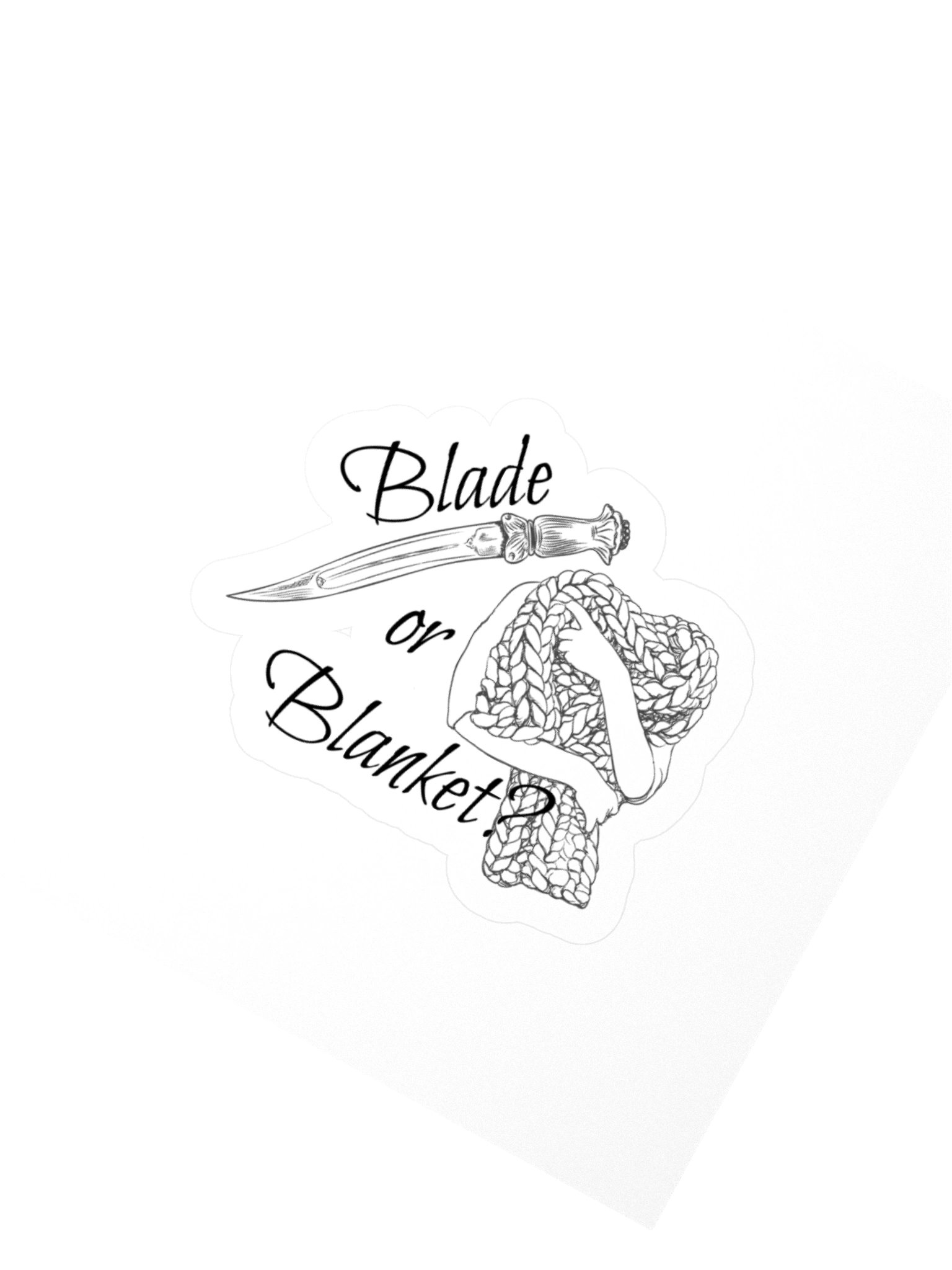 Blade or Blanket Sticker product image (2)