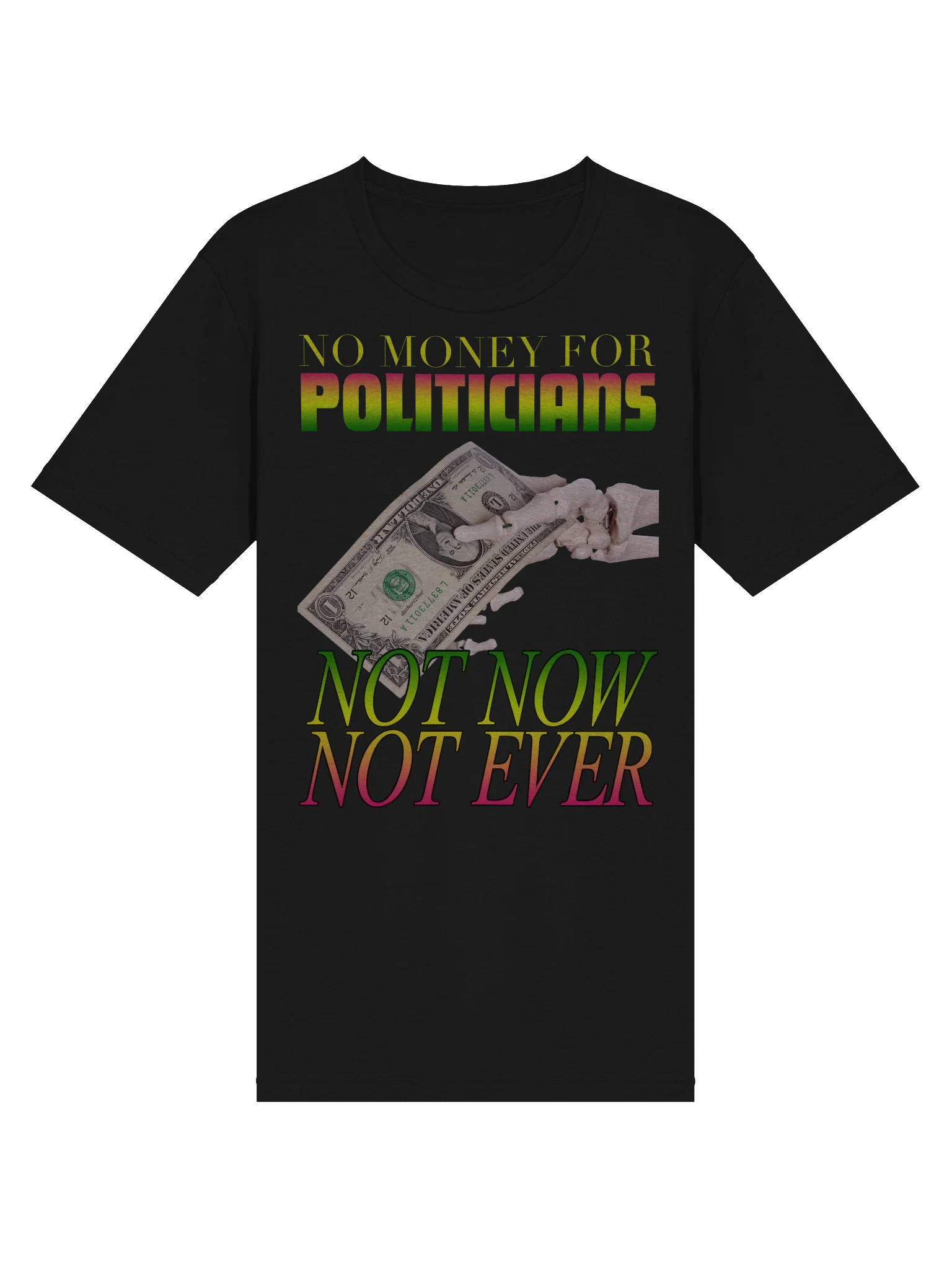 NO MONEY FOR POLITICIANS "TRI BLEND" product image (10)