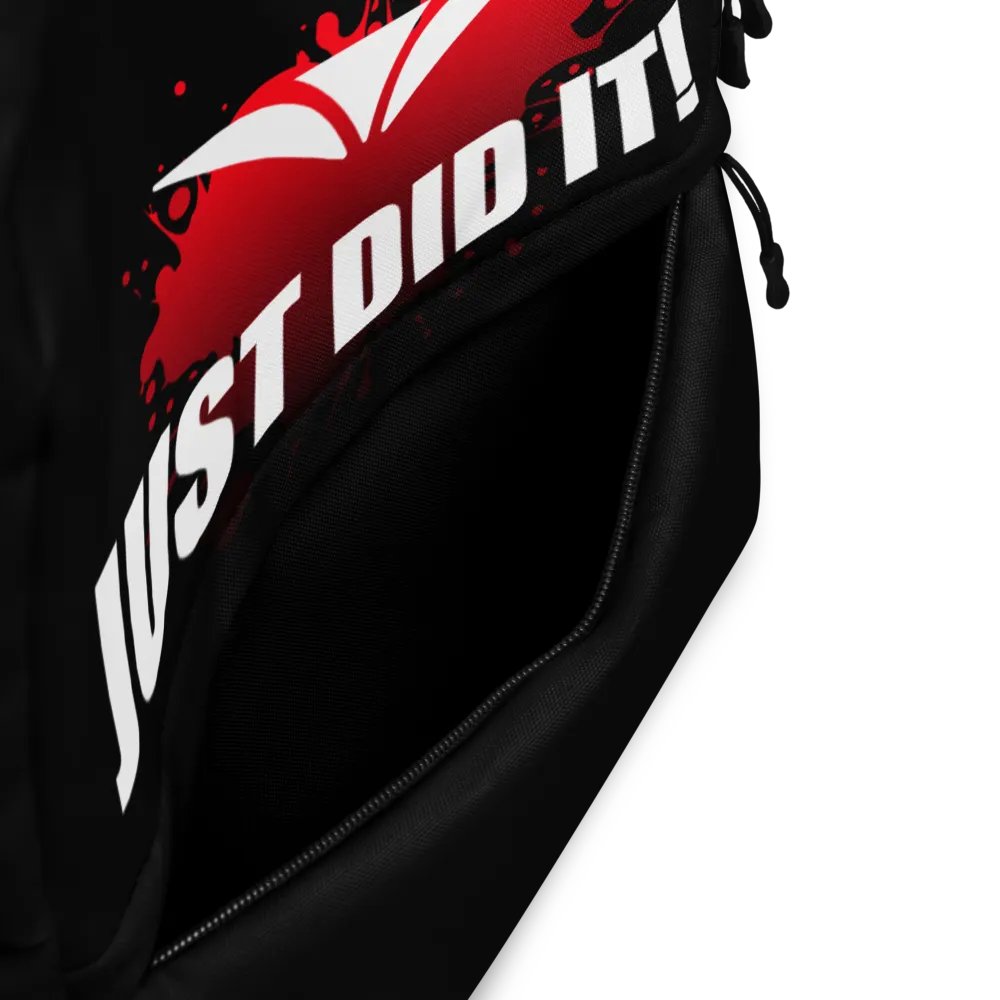Just Did It! Red Burst Backpack product image (3)