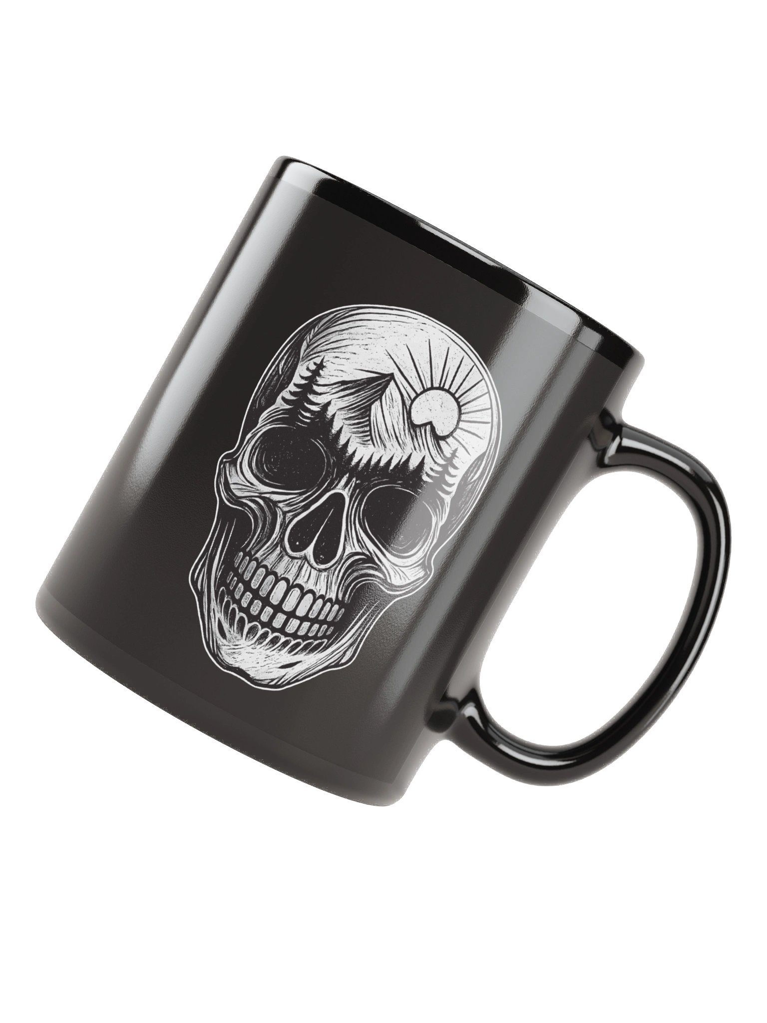Rugged Sportsmen Skull & Mountain Coffee Mug product image (7)