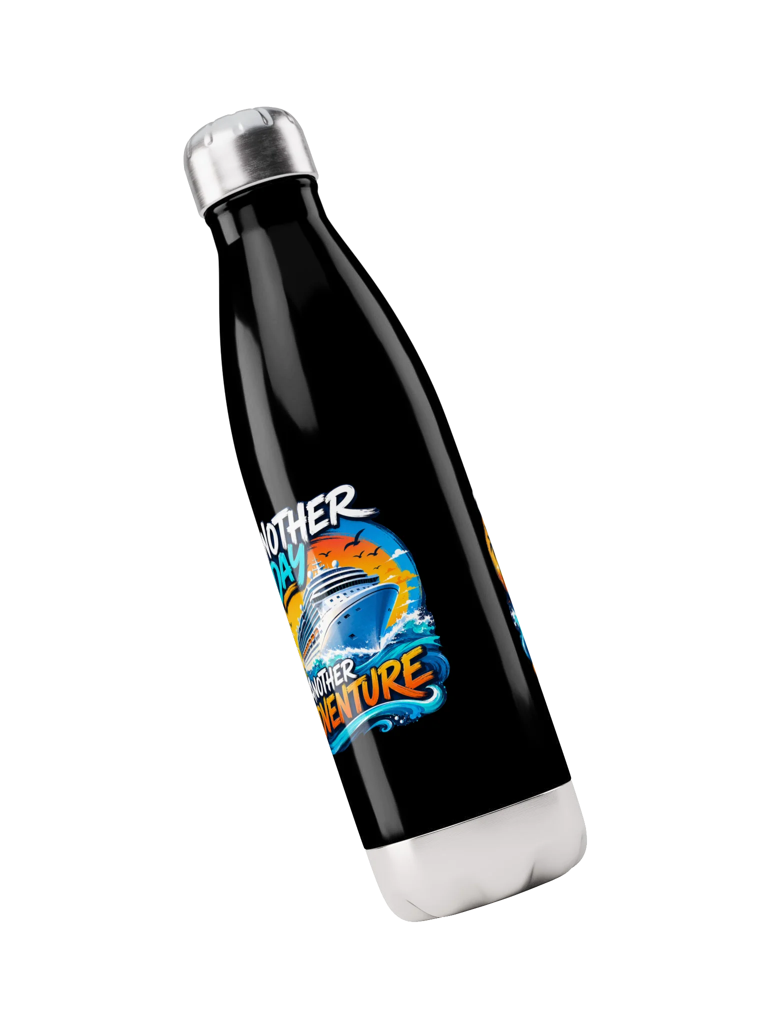 Another Day, Another Adventure Cruise Stainless Steel Water Bottle product image (3)