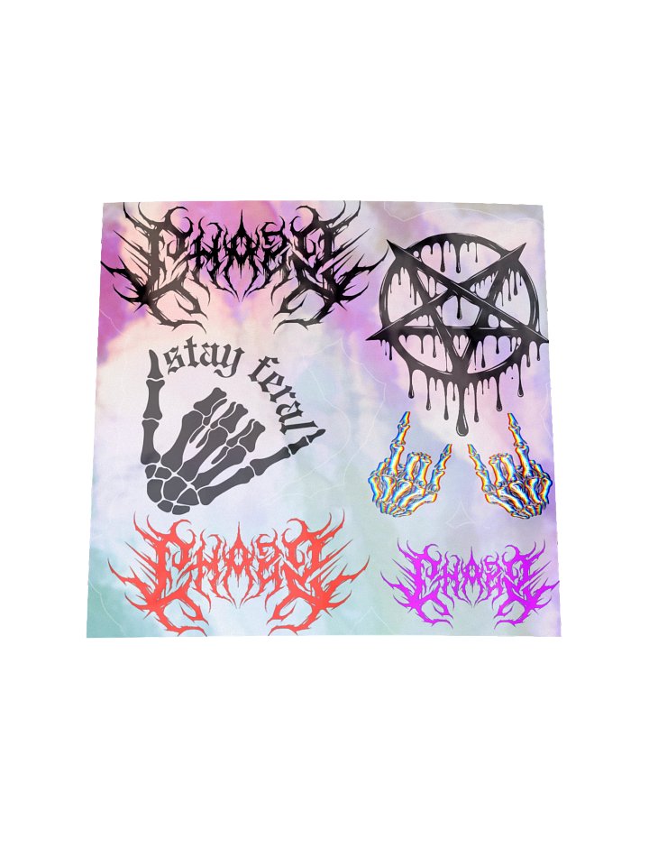 CHAZZ Metal Holographic Stickers product image (1)