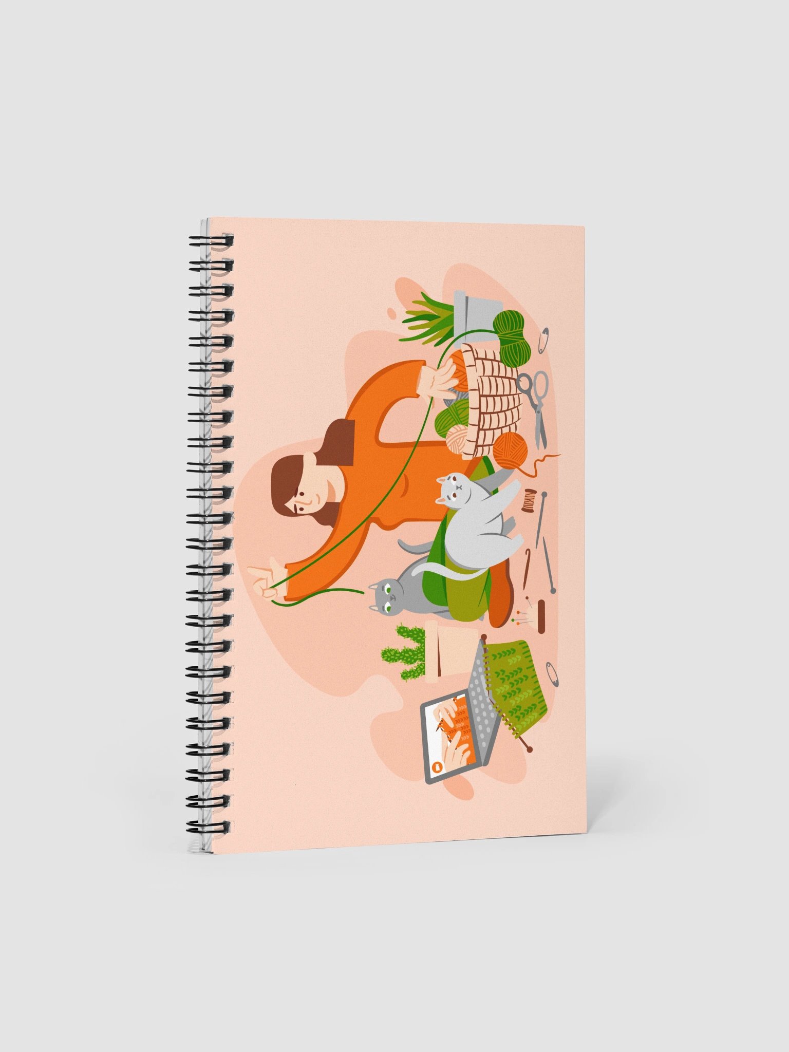 Cozy Crafter's Spiral Notebook product image (1)