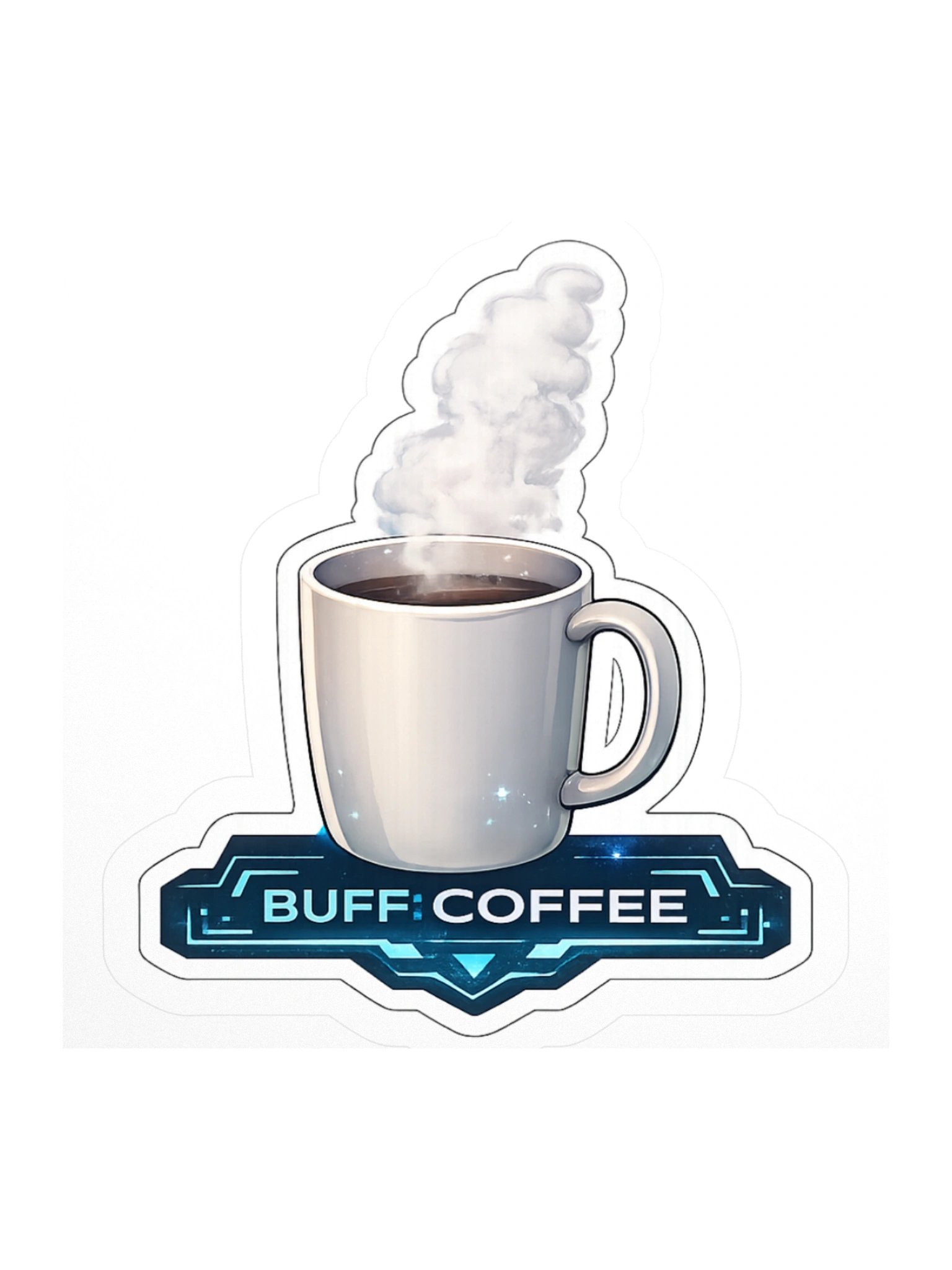 • AKC // BUFF: COFFEE Vinyl Sticker | AKC System Series product image (1)