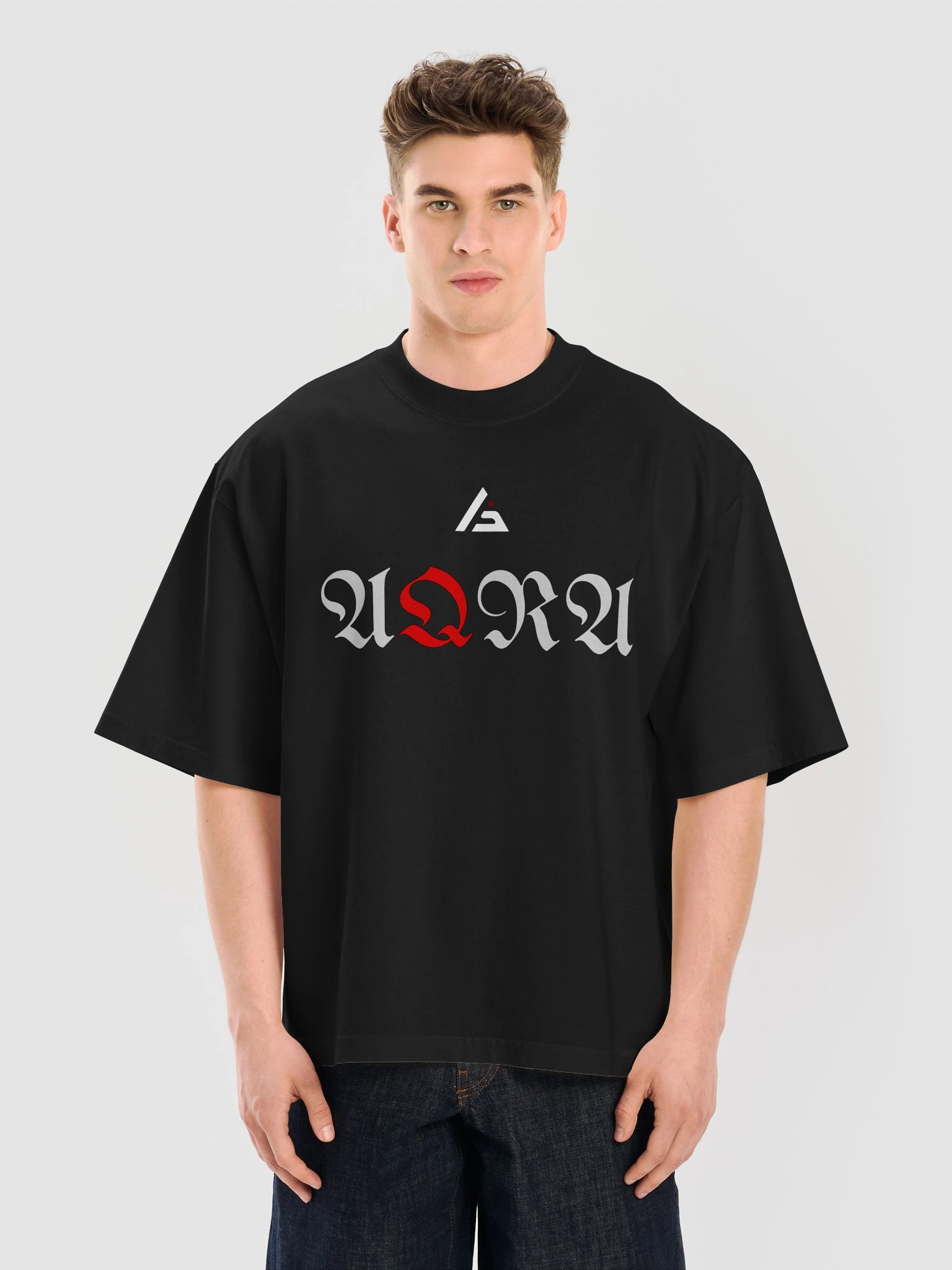 AQRA Bold Script Streetwear Tee product image (1)