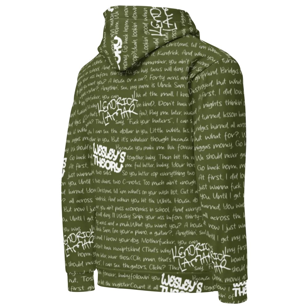 Wesley's Theory - Kendrick Lamar- GREEN - Unisex Hoodie product image (3)