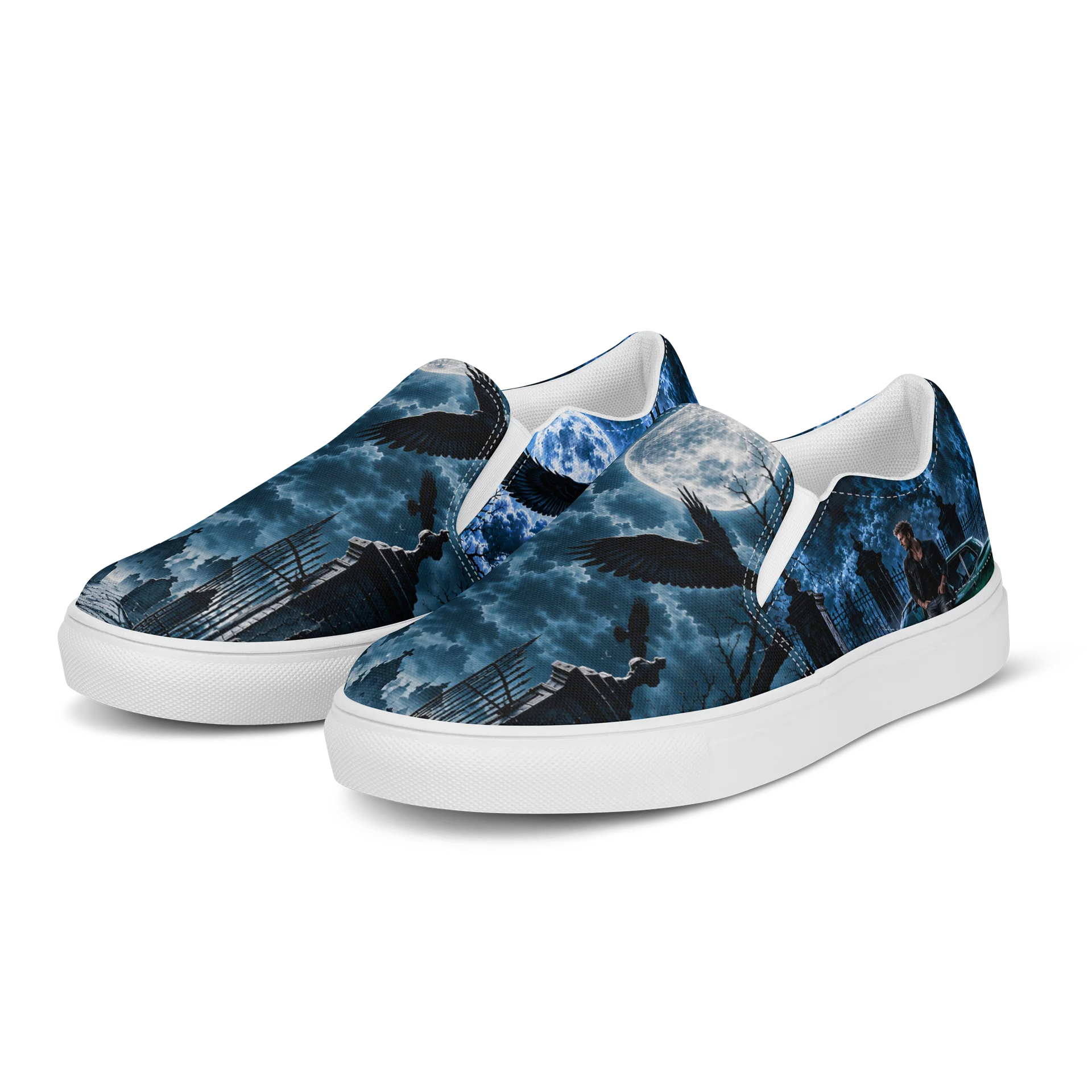RST Publishing — Sam & Bruce Haunted Cemetery Slip-On Sneakers product image (3)