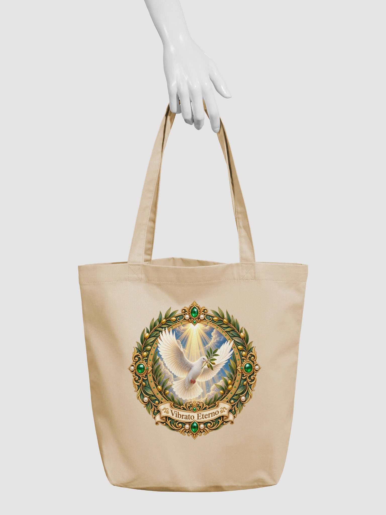 Vibrato Eterno Peace Dove Tote Bag product image (3)