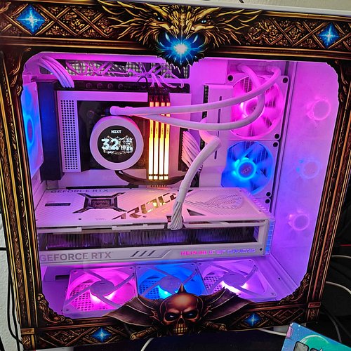 So i updated my PC Case with this decal i bought from a guy on ETSY

Go look at his shop and see if you want one for yourself...
