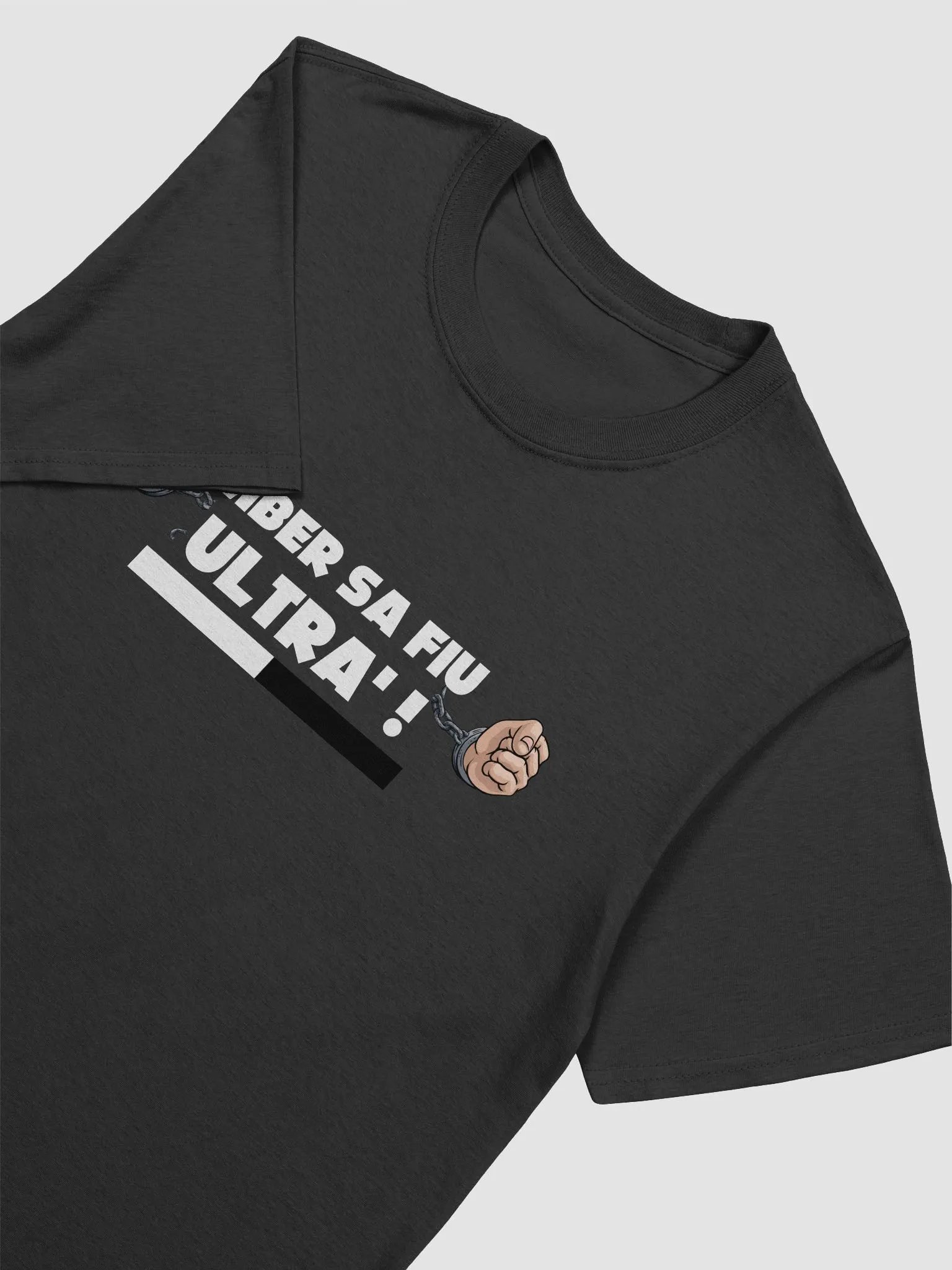 Tricou Liber să Fiu Ultra' || Alb și Negru product image (3)