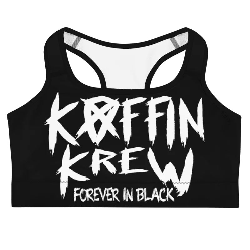 Forever In Black Sports Bra product image (1)