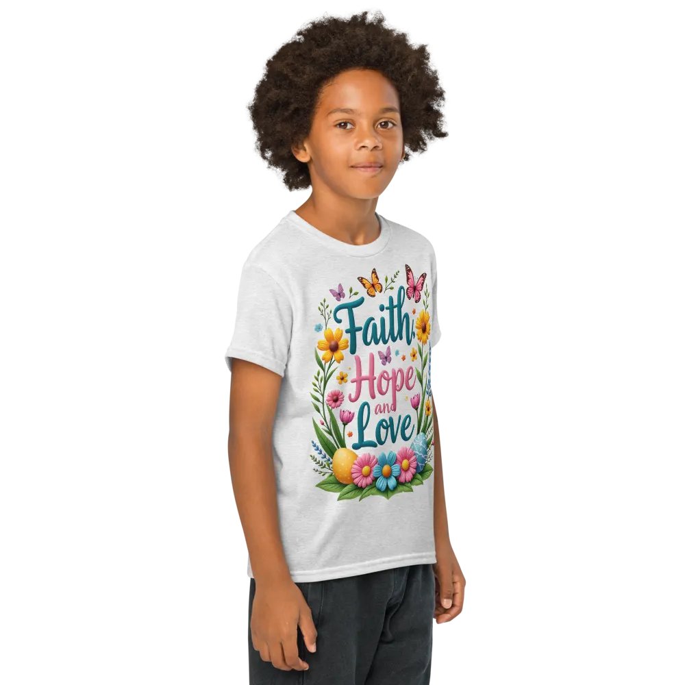 Faith Hope and Love Youth Sports Tee product image (69)