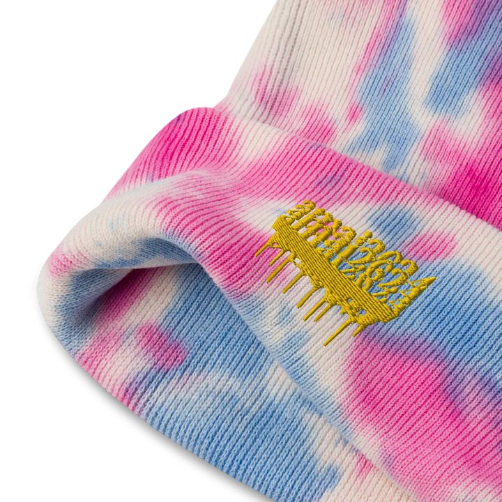 Amai2624 Wax Drip Tie-Dye Beanie product image (6)