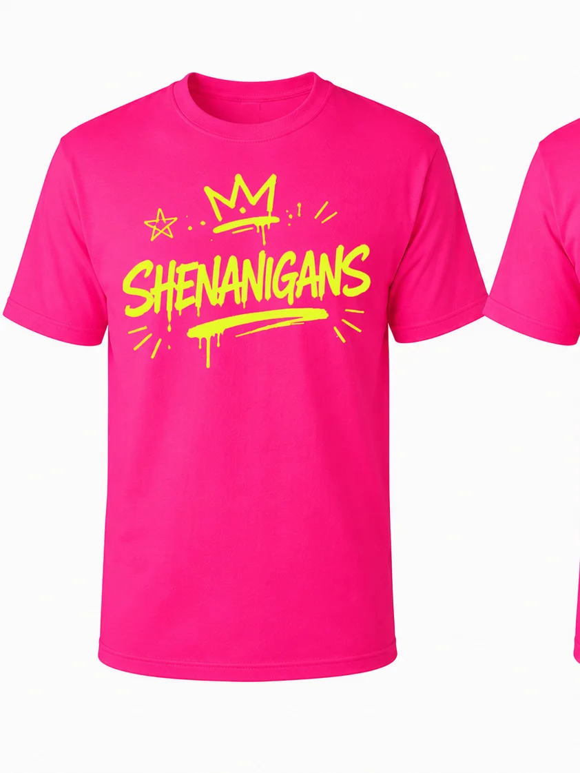 Men's Shenanigans Shirt (pink) product image (1)