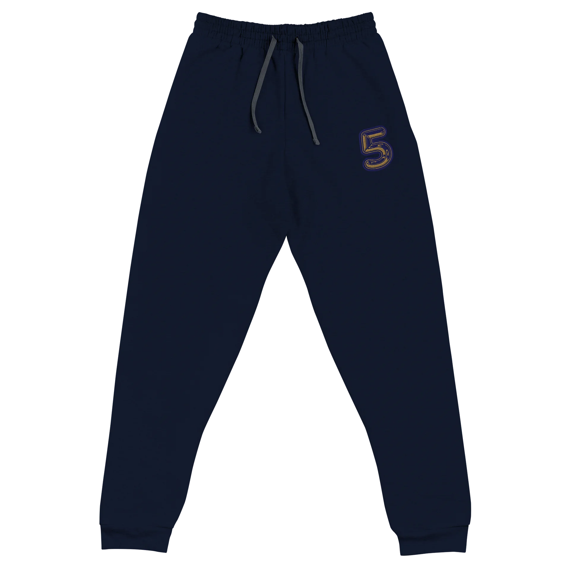 Navy Balloon 5 Embroidered Joggers (Unisex) product image (1)