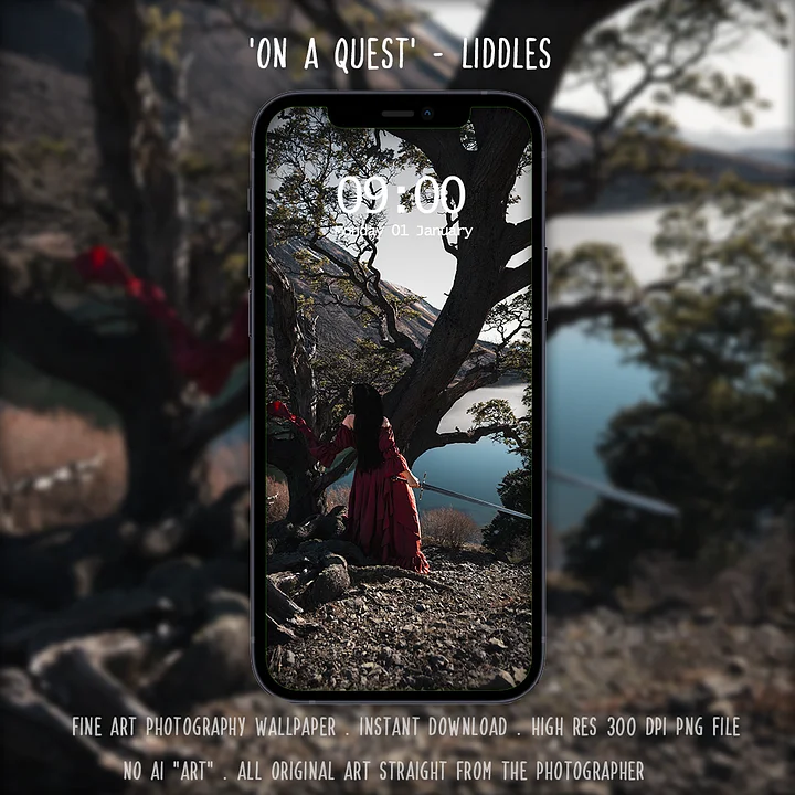 On a quest by Liddles phone wallpaper product image (1)