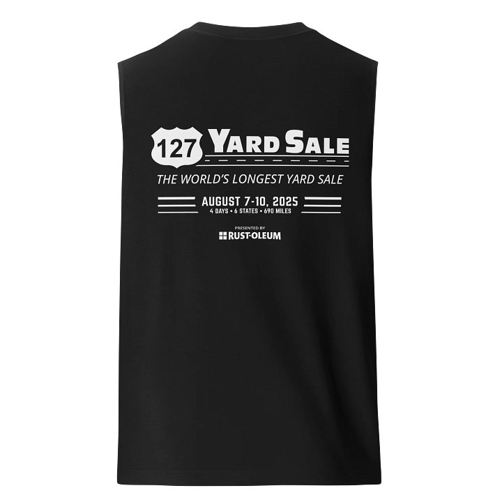 127 Yard Sale (2025) Vintage - Bella+Canvas Muscle Tank product image (2)