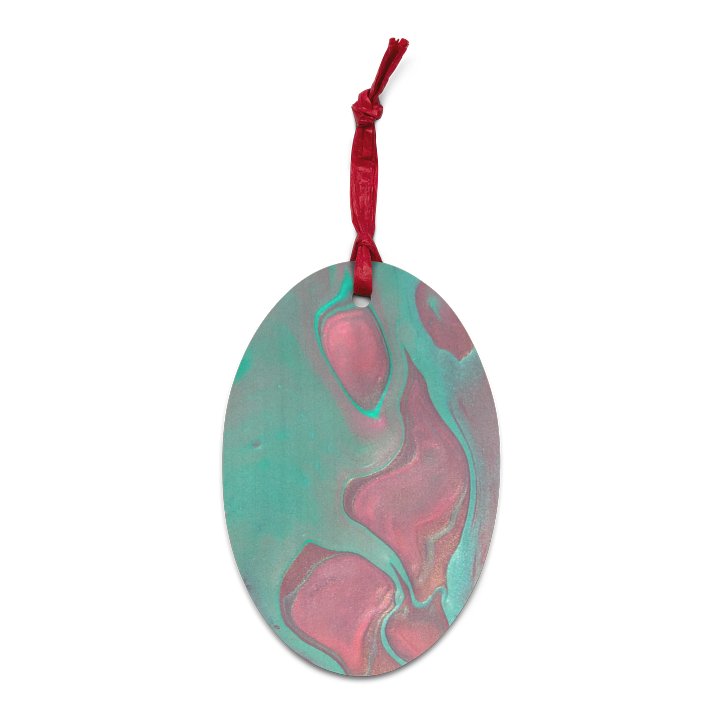 Elegant Abstract Art Christmas Ornament product image (2)