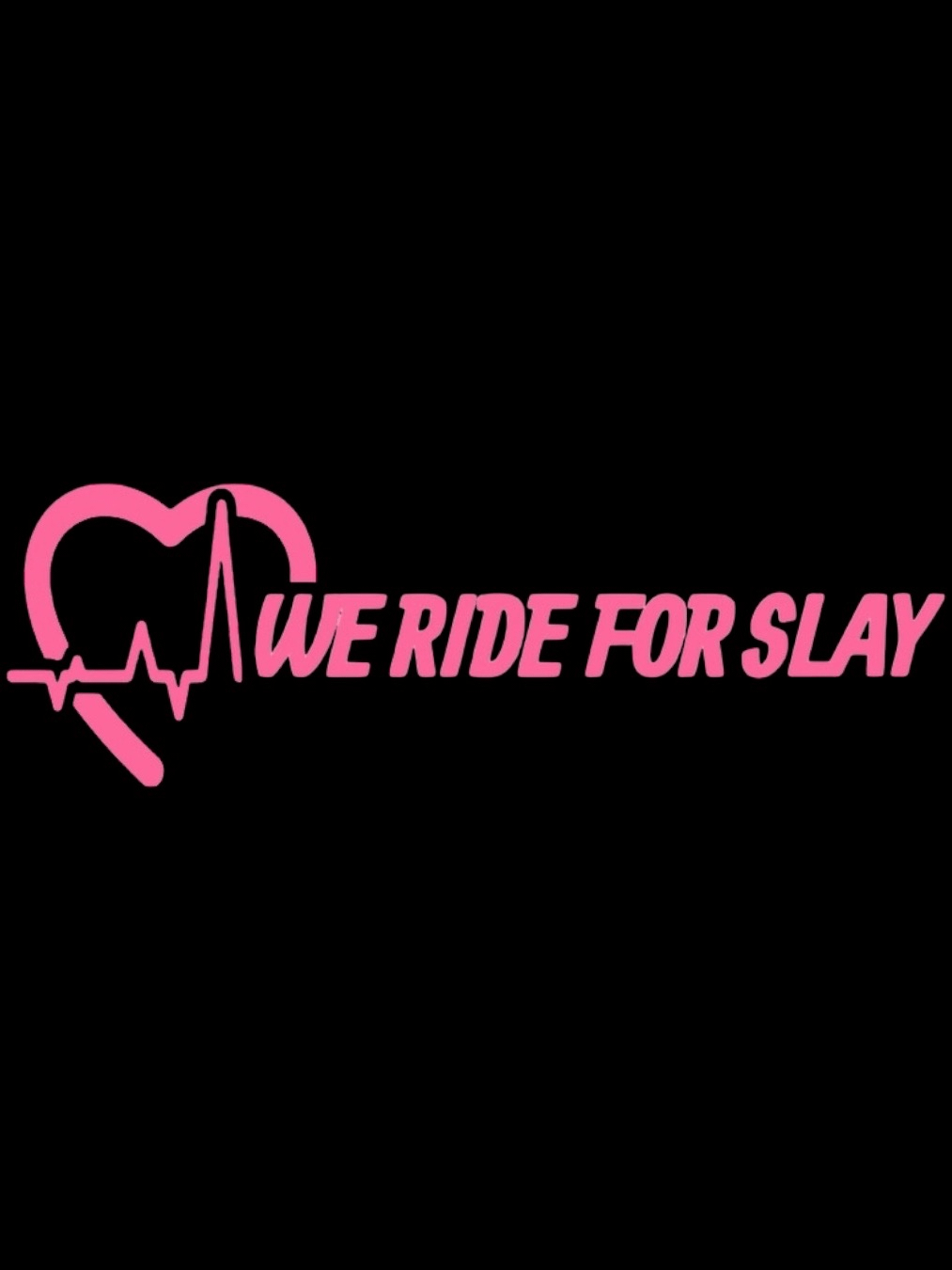 Chevy Slay Ride WE RIDE FOR SLAY TRIBUTE STICKER