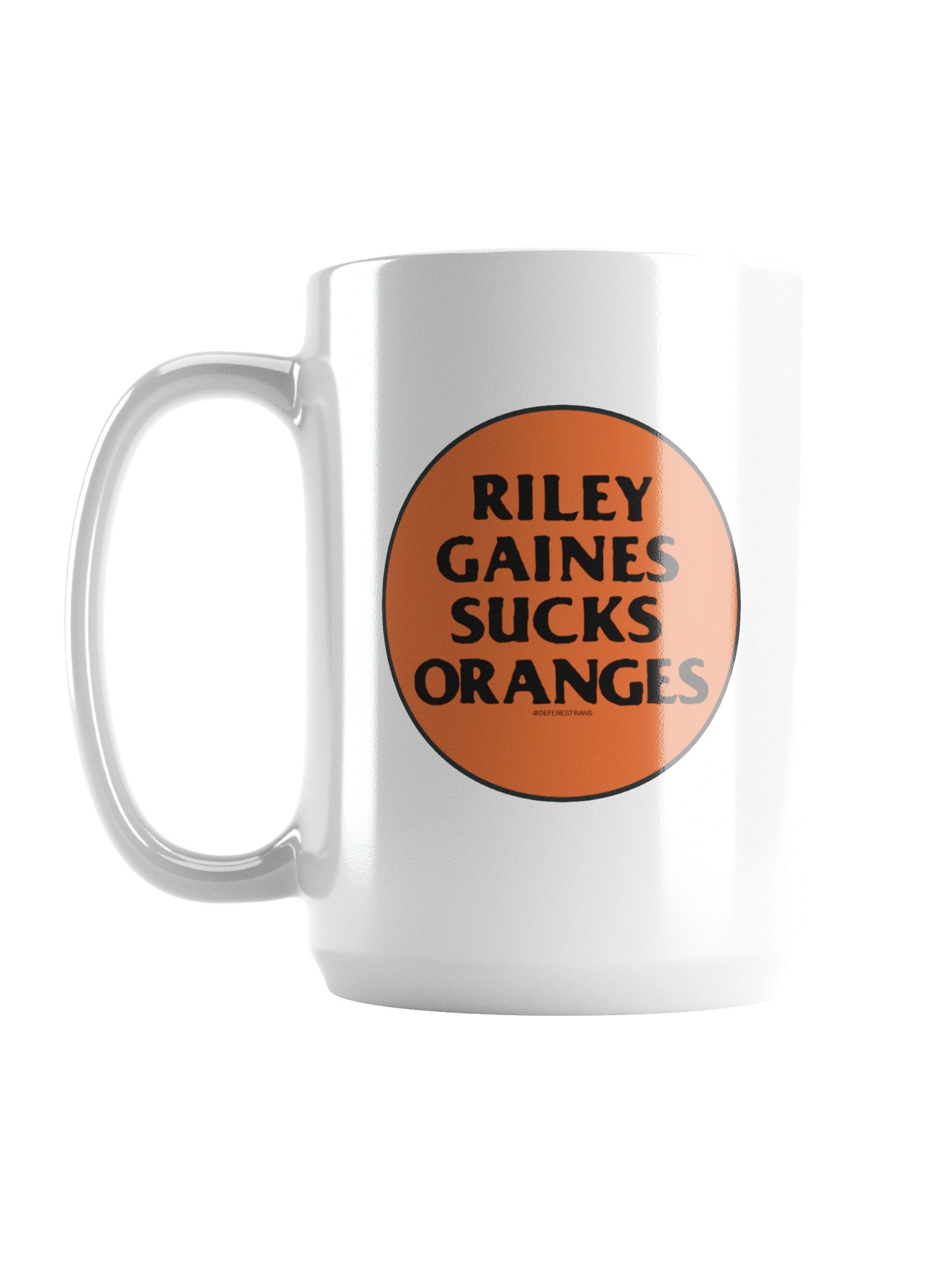 Riley Gaines Sucks Oranges Mug product image (1)