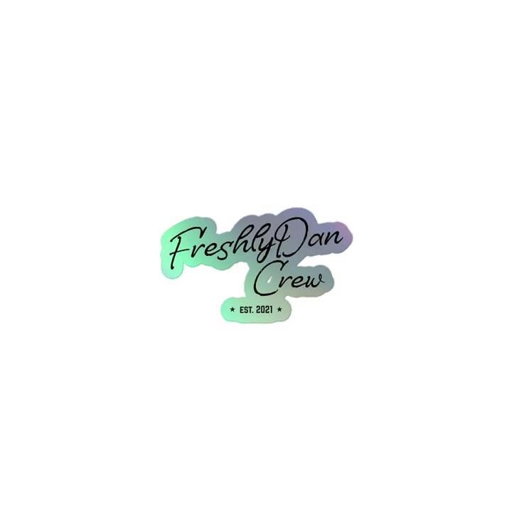 Shiny FreshlyDan Crew Sticker product image (1)