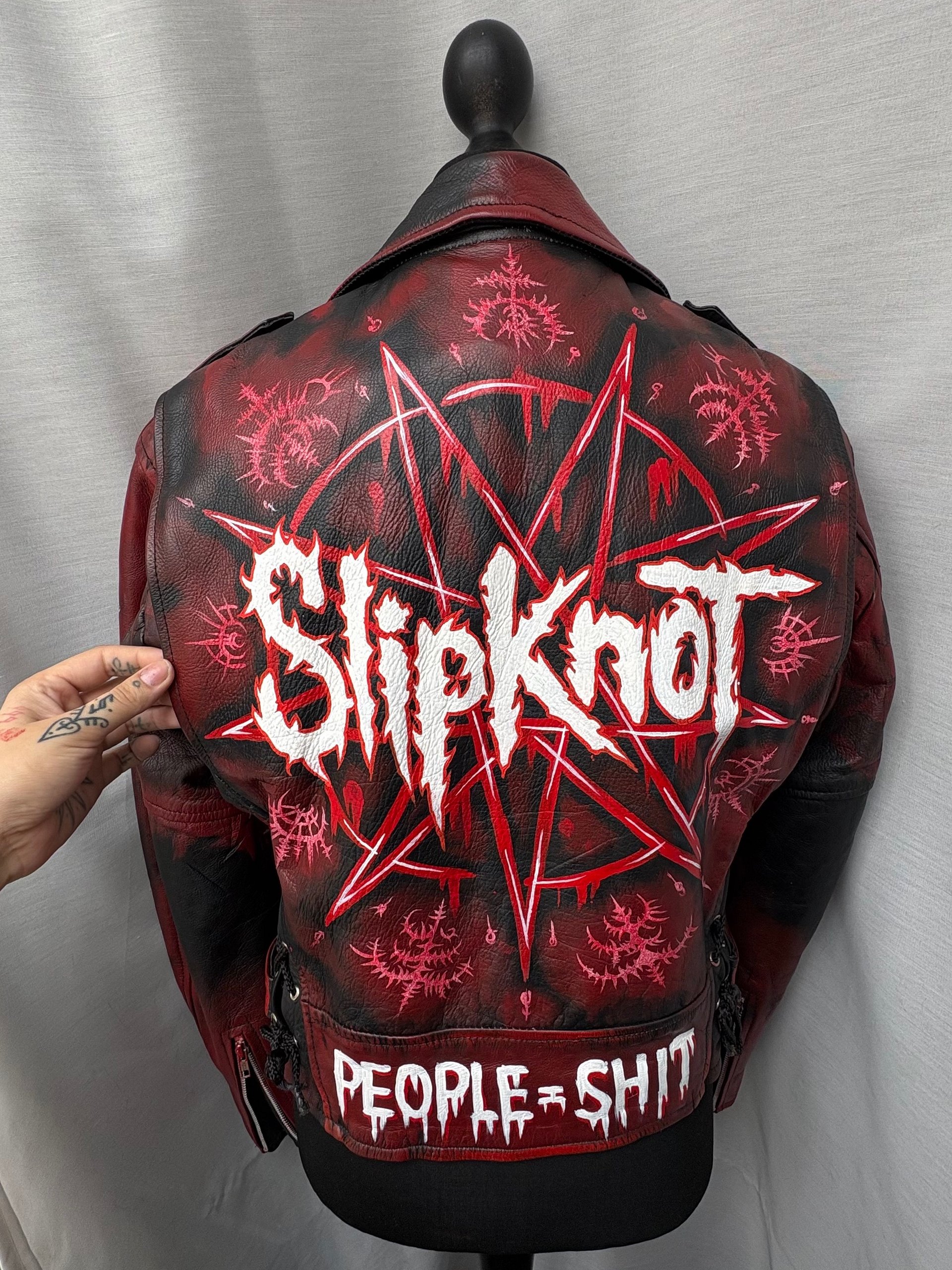 👺 Slipknot Hand-Painted Custom Jacket product image (10)