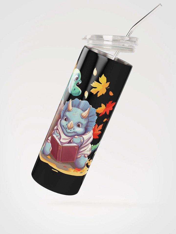 Fall Dino Water Bottle with Straw product image (3)