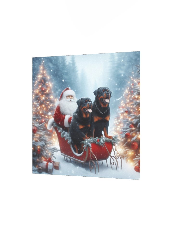 Rottweilers Christmas Eve Poster product image (7)